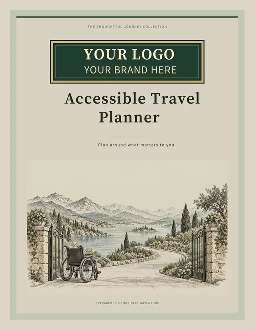 Accessible Travel Planner illustrated agency cover
