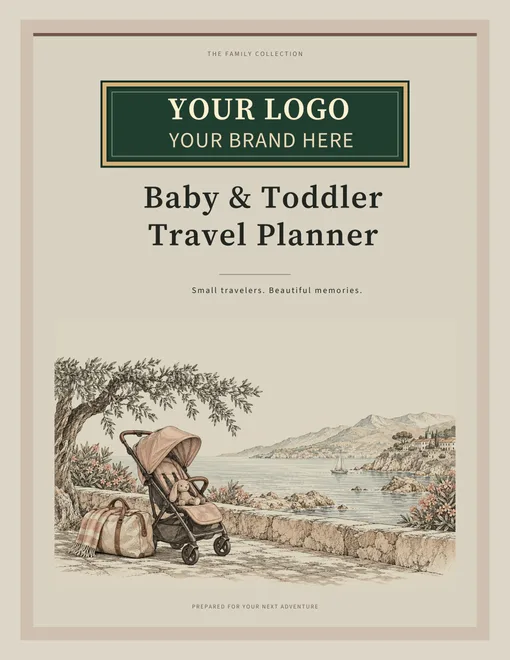 Baby & Toddler Travel Planner illustrated agency cover